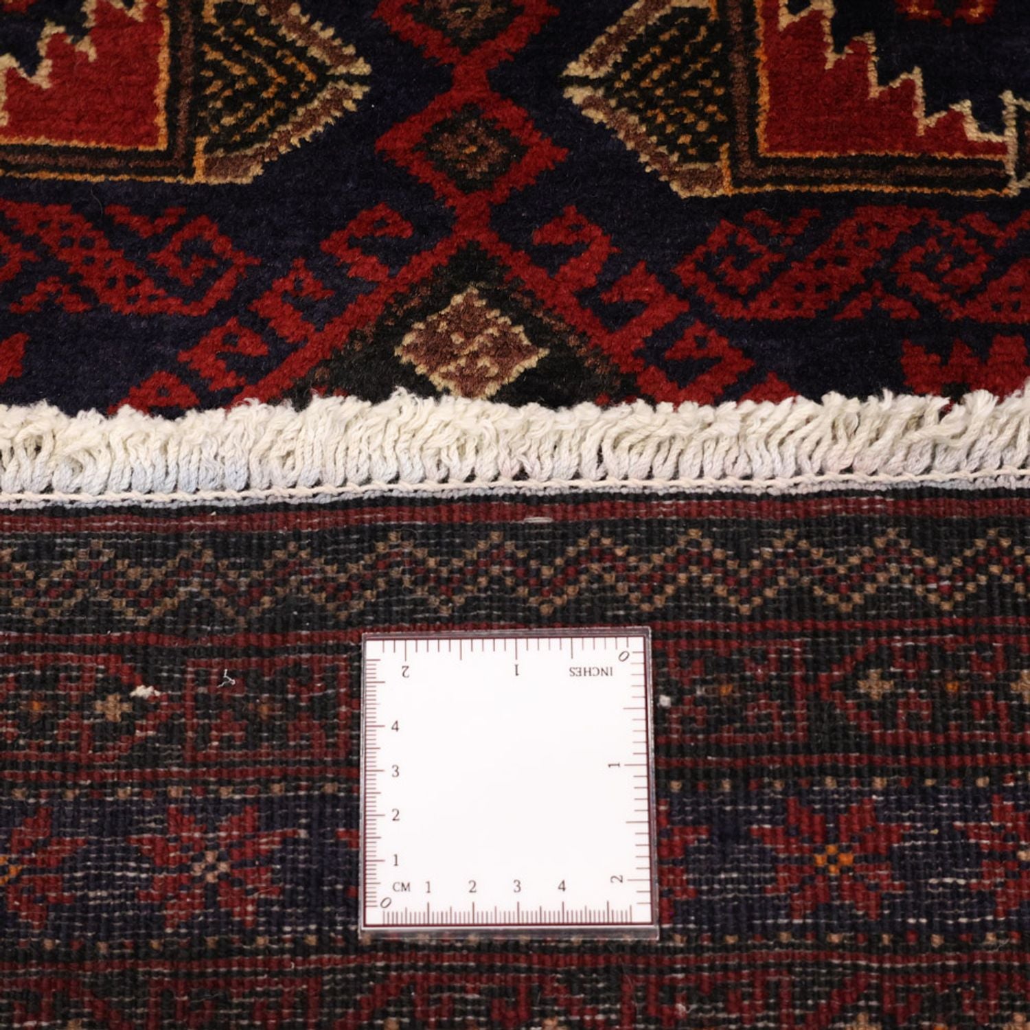 Tappeto corsia Tappeto Belutsch - 194 x 101 cm - rosso scuro