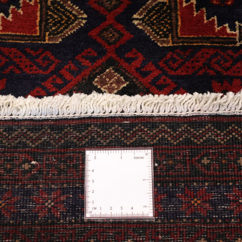 Tappeto corsia Tappeto Belutsch - 194 x 101 cm - rosso scuro