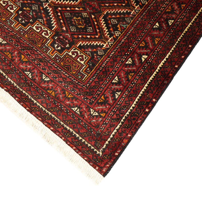 Tappeto corsia Tappeto Belutsch - 195 x 98 cm - rosso scuro