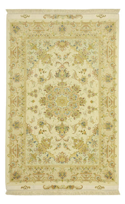 Tappeto Persero - Tabriz - Premio - Ordito di seta - 160 x 97 cm - sabbia