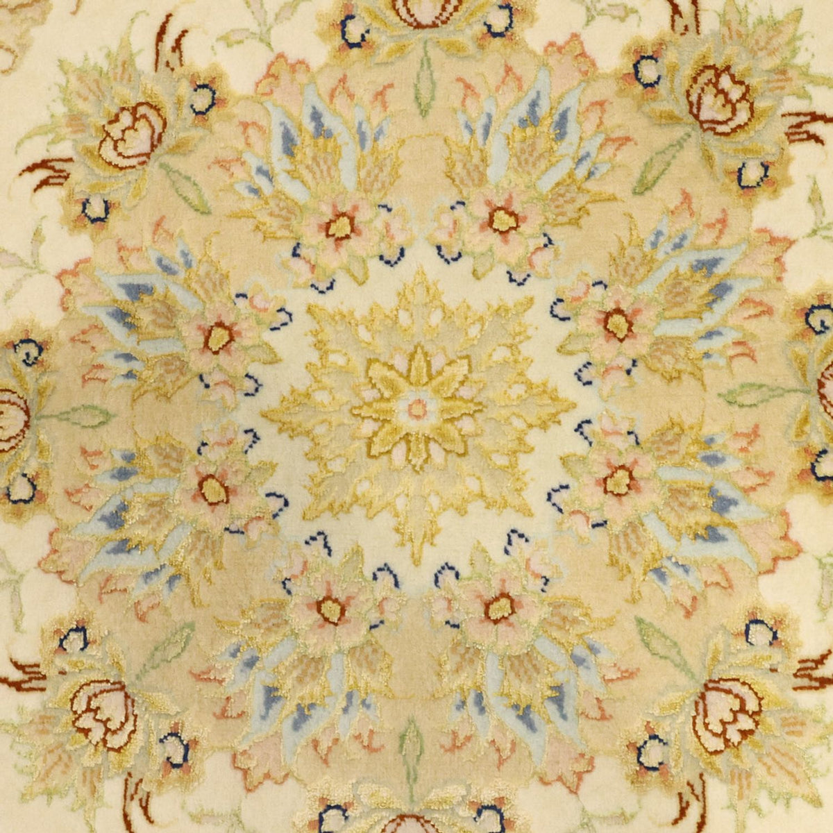 Tappeto Persero - Tabriz - Premio - Ordito di seta - 160 x 97 cm - sabbia