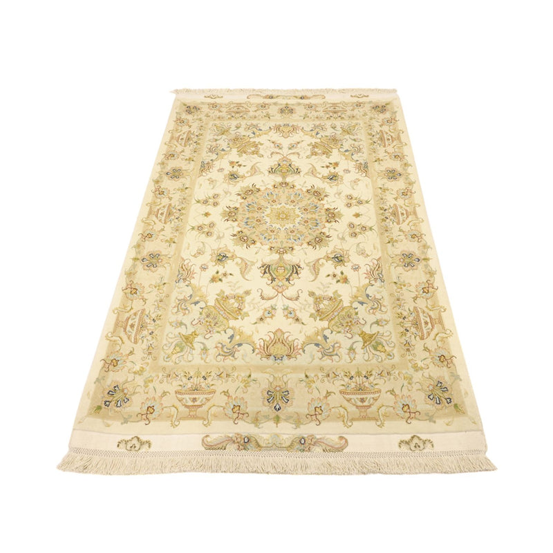 Tappeto Persero - Tabriz - Premio - Ordito di seta - 160 x 97 cm - sabbia