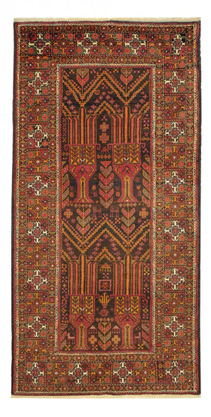 Tappeto corsia Tappeto Belutsch - 211 x 102 cm - multicolore