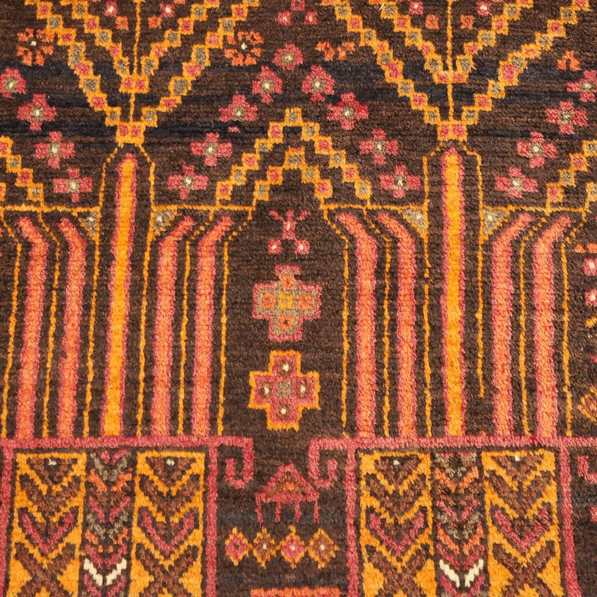 Tappeto corsia Tappeto Belutsch - 211 x 102 cm - multicolore