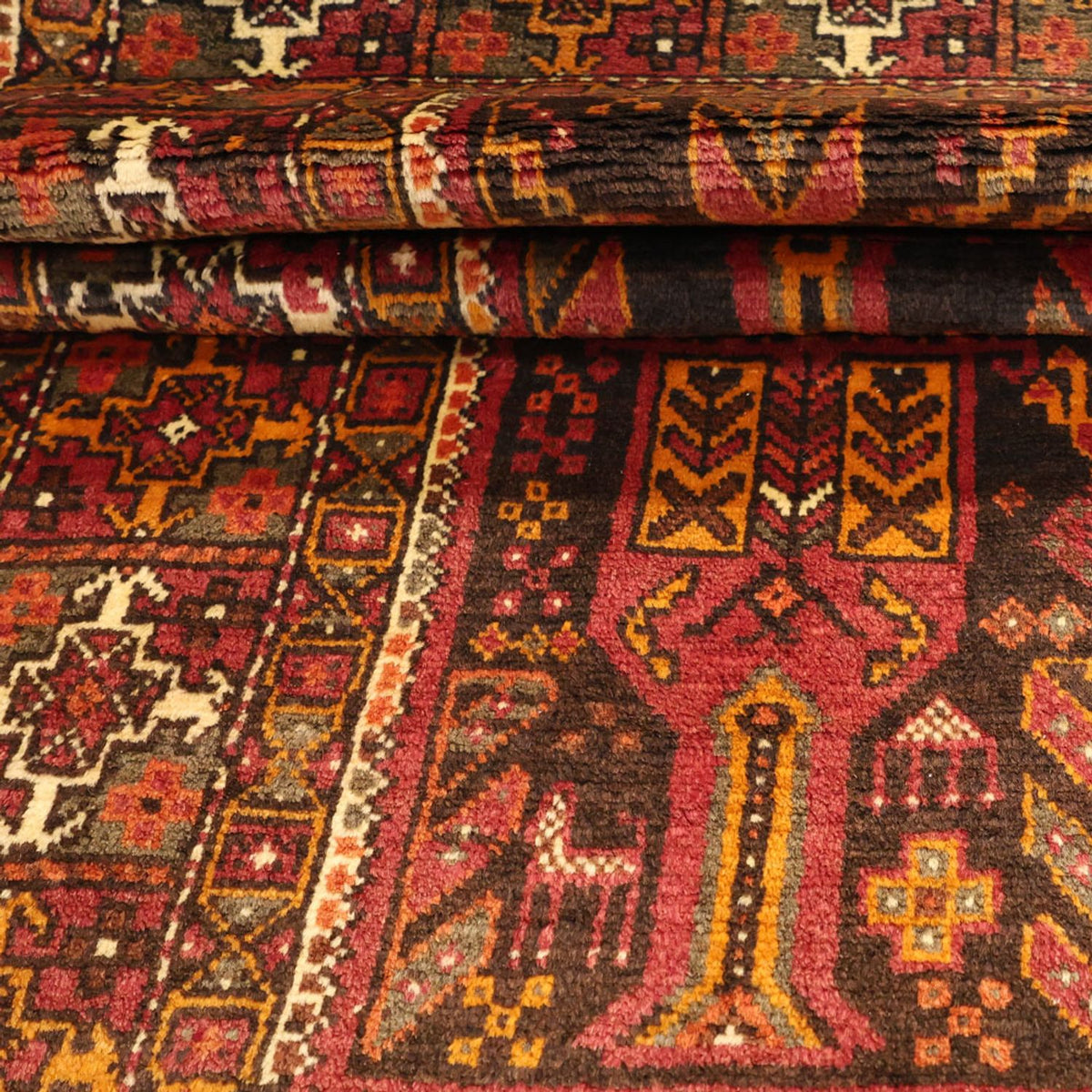 Tappeto corsia Tappeto Belutsch - 211 x 102 cm - multicolore