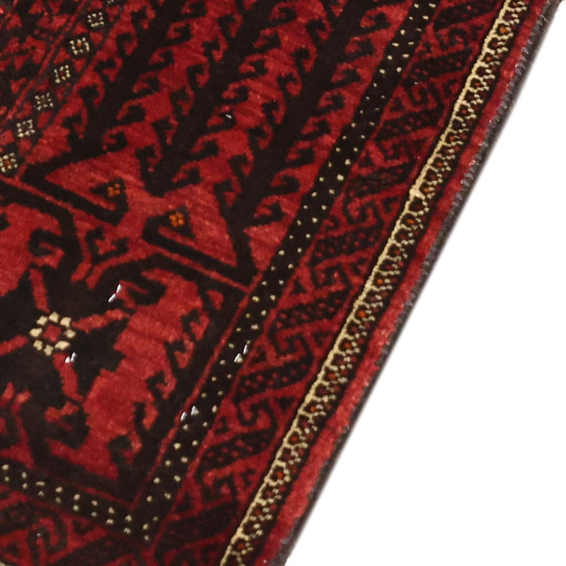Tappeto corsia Tappeto Belutsch - 201 x 97 cm - rosso scuro
