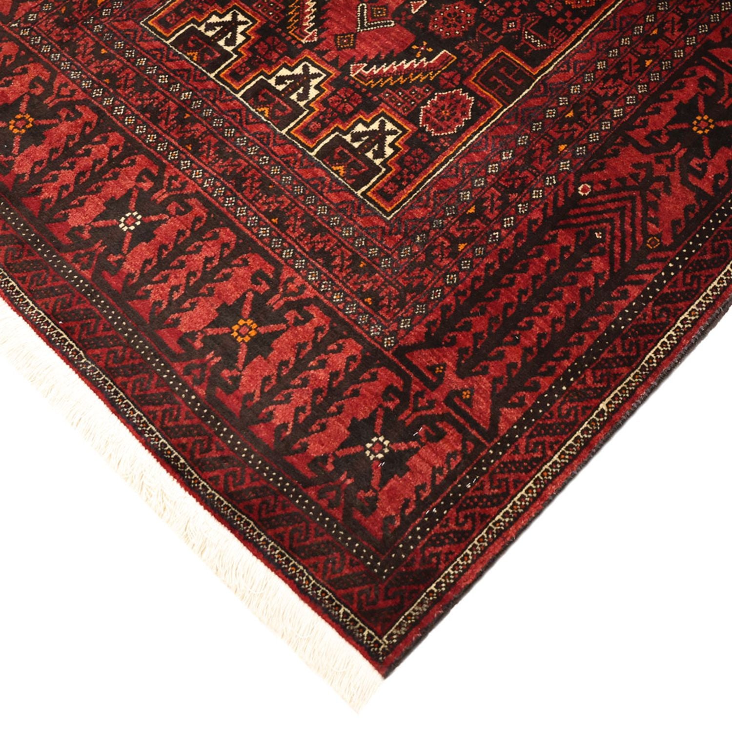 Tappeto corsia Tappeto Belutsch - 201 x 97 cm - rosso scuro