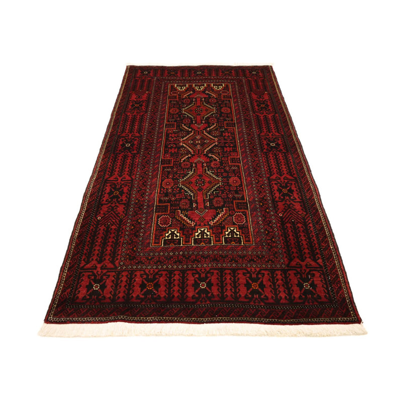 Tappeto corsia Tappeto Belutsch - 201 x 97 cm - rosso scuro
