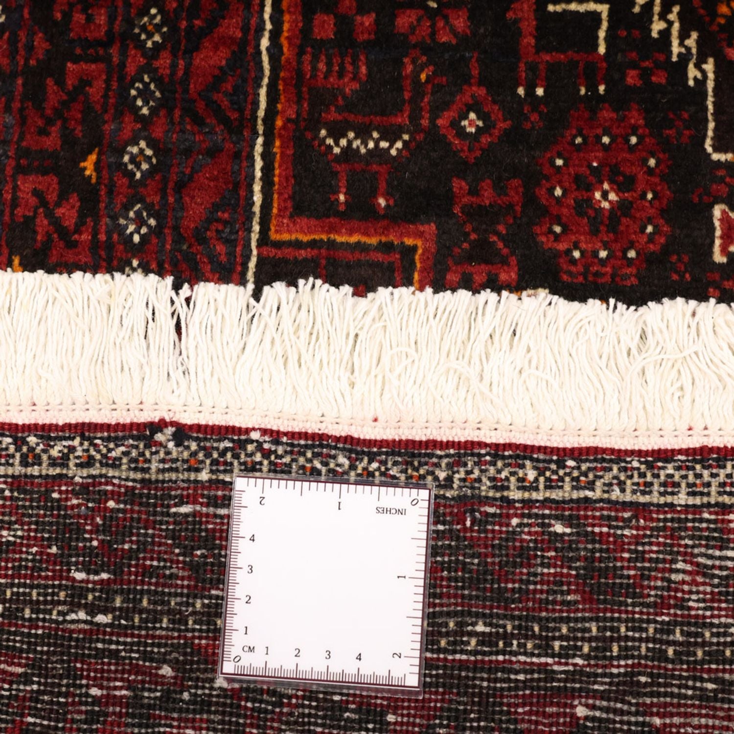 Tappeto corsia Tappeto Belutsch - 201 x 97 cm - rosso scuro