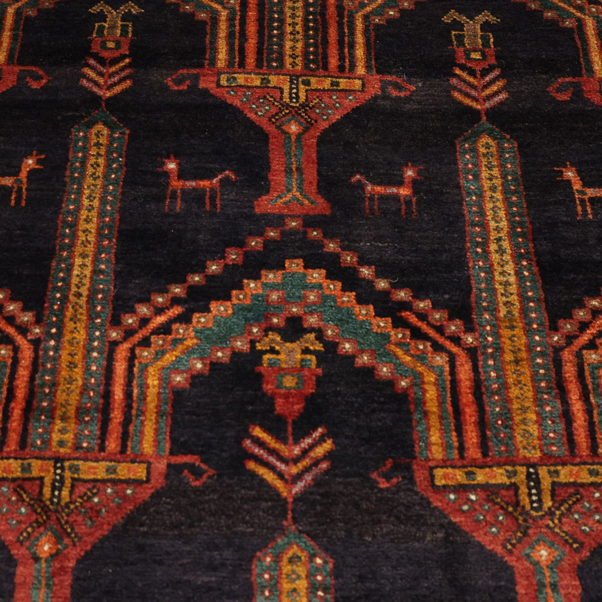 Tappeto corsia Tappeto Belutsch - 274 x 125 cm - blu scuro