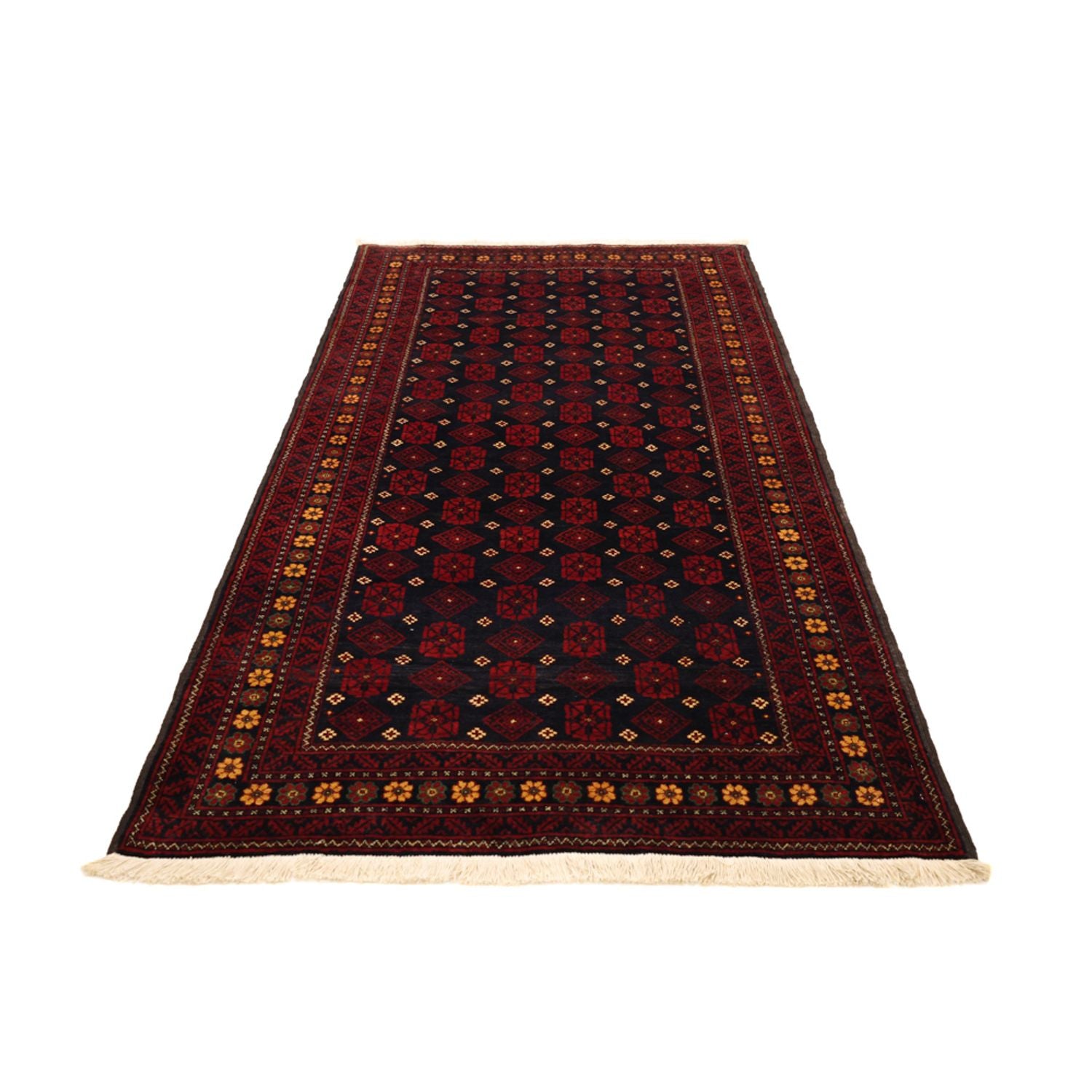 Tappeto corsia Tappeto Belutsch - 207 x 106 cm - rosso scuro