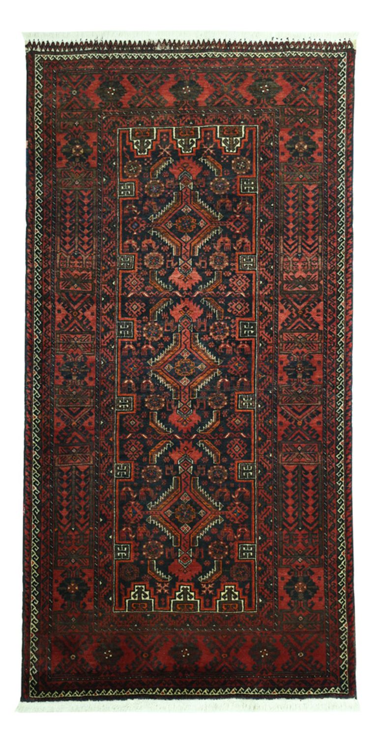 Tappeto corsia Tappeto Belutsch - 190 x 99 cm - rosso scuro