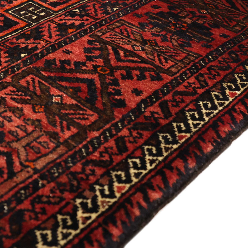 Tappeto corsia Tappeto Belutsch - 190 x 99 cm - rosso scuro