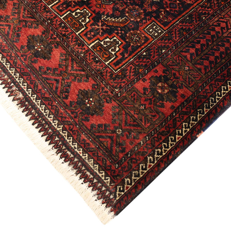 Tappeto corsia Tappeto Belutsch - 190 x 99 cm - rosso scuro