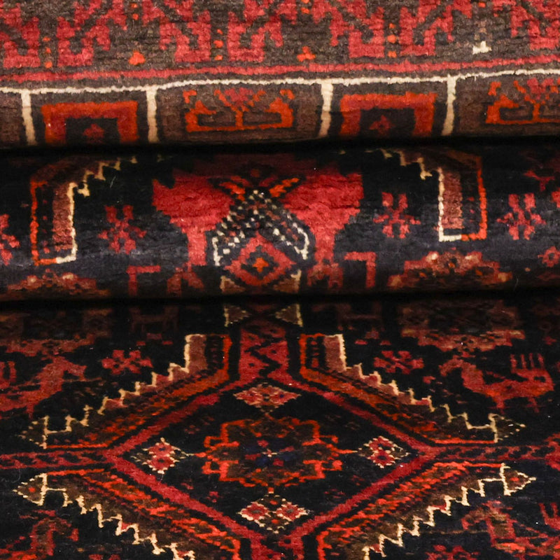 Tappeto corsia Tappeto Belutsch - 190 x 99 cm - rosso scuro