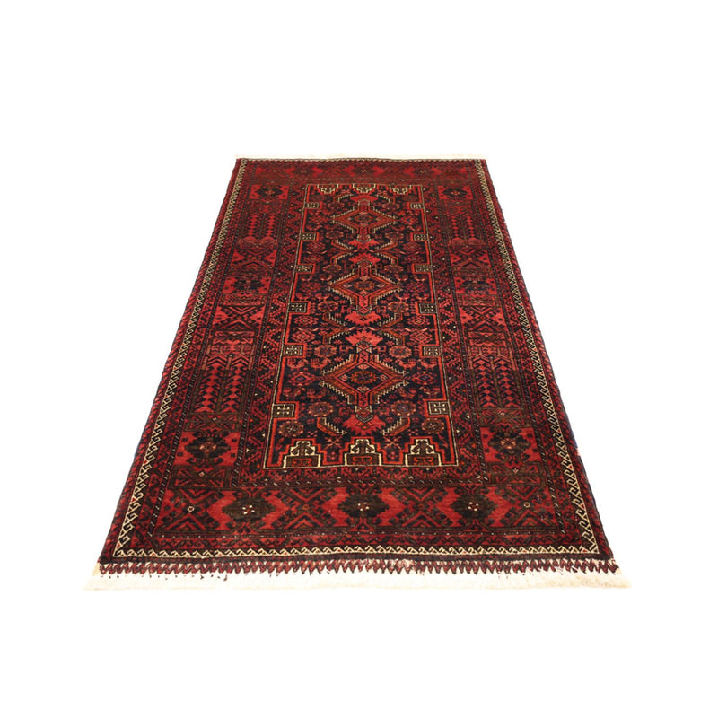 Tappeto corsia Tappeto Belutsch - 190 x 99 cm - rosso scuro