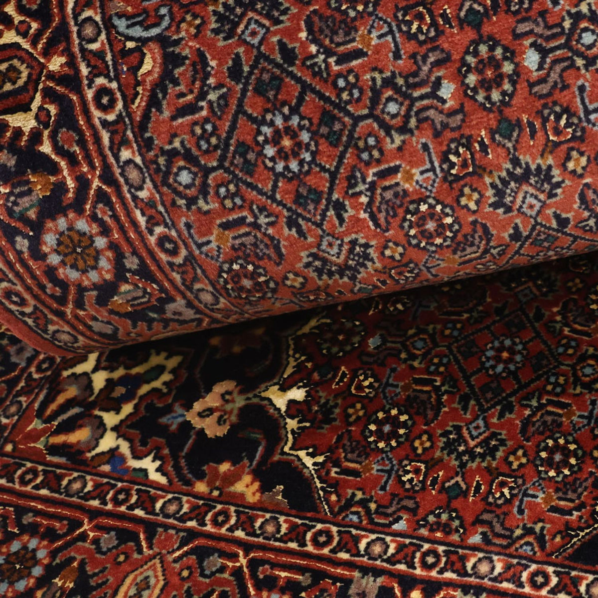 Tappeto Persero - Bidjar - Reale - 150 x 70 cm - rosso scuro