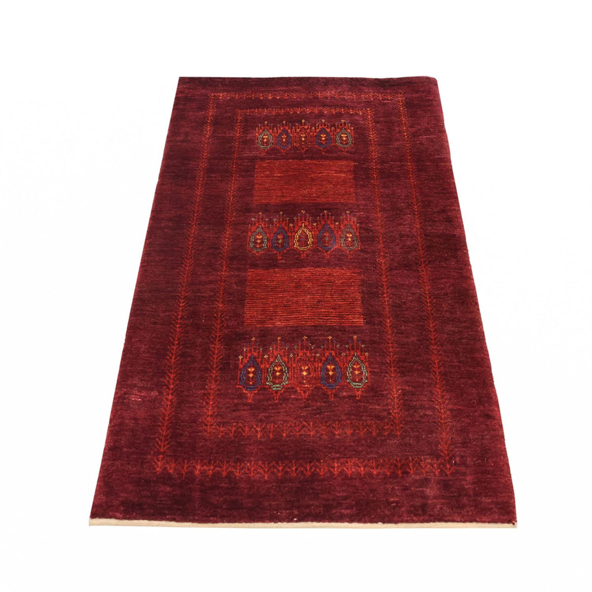 Tappeto Gabbeh - Kashkuli Persero - 150 x 84 cm - rosso