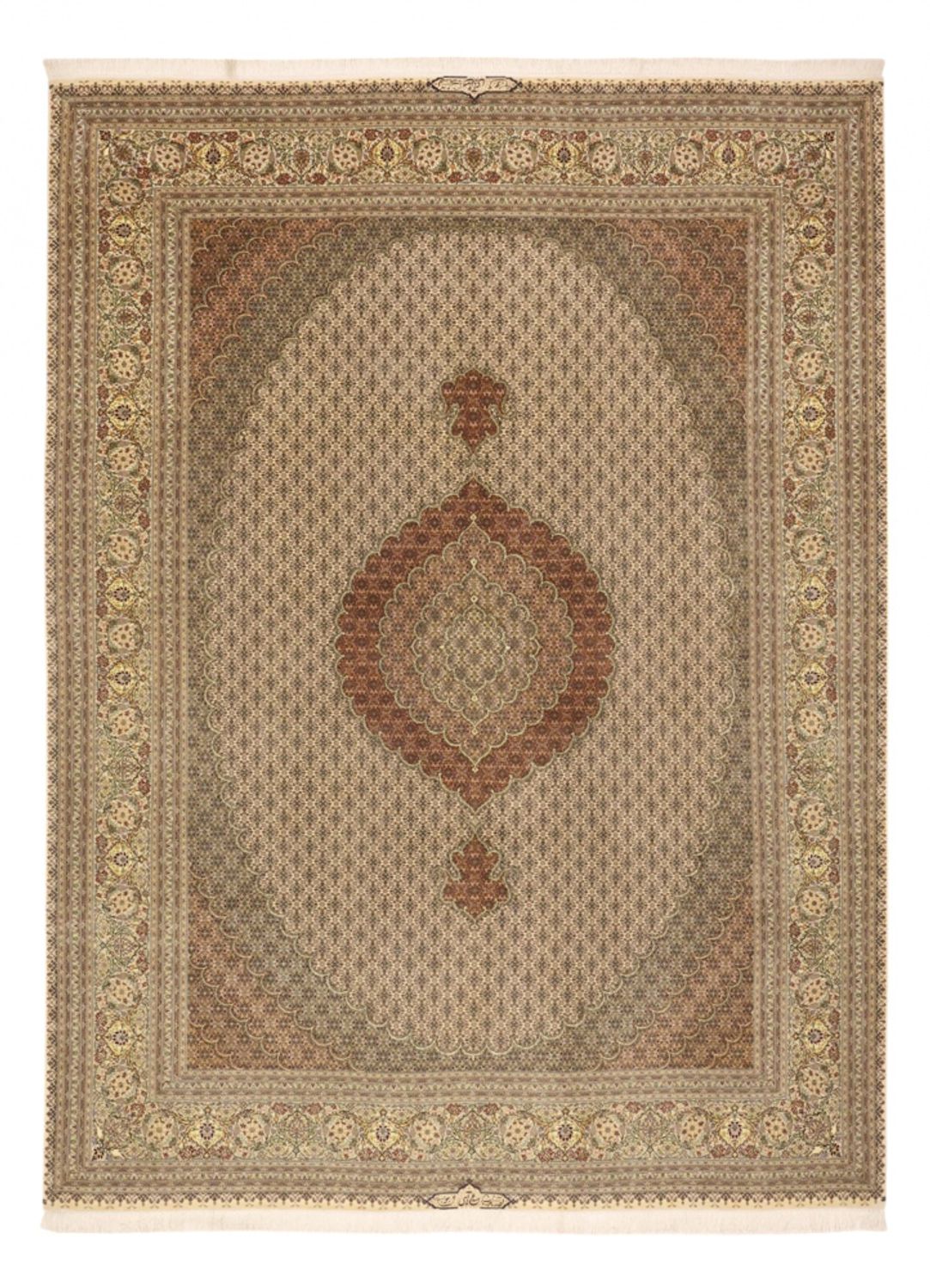 Tappeto Persero - Tabriz - Reale - Reale - 336 x 252 cm - taupe