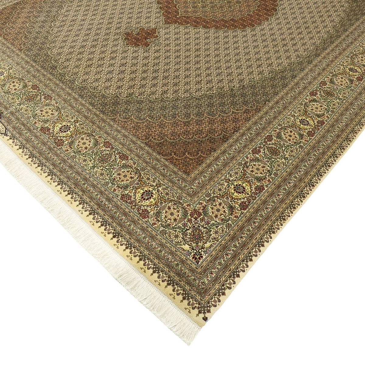 Tappeto Persero - Tabriz - Reale - Reale - 336 x 252 cm - taupe