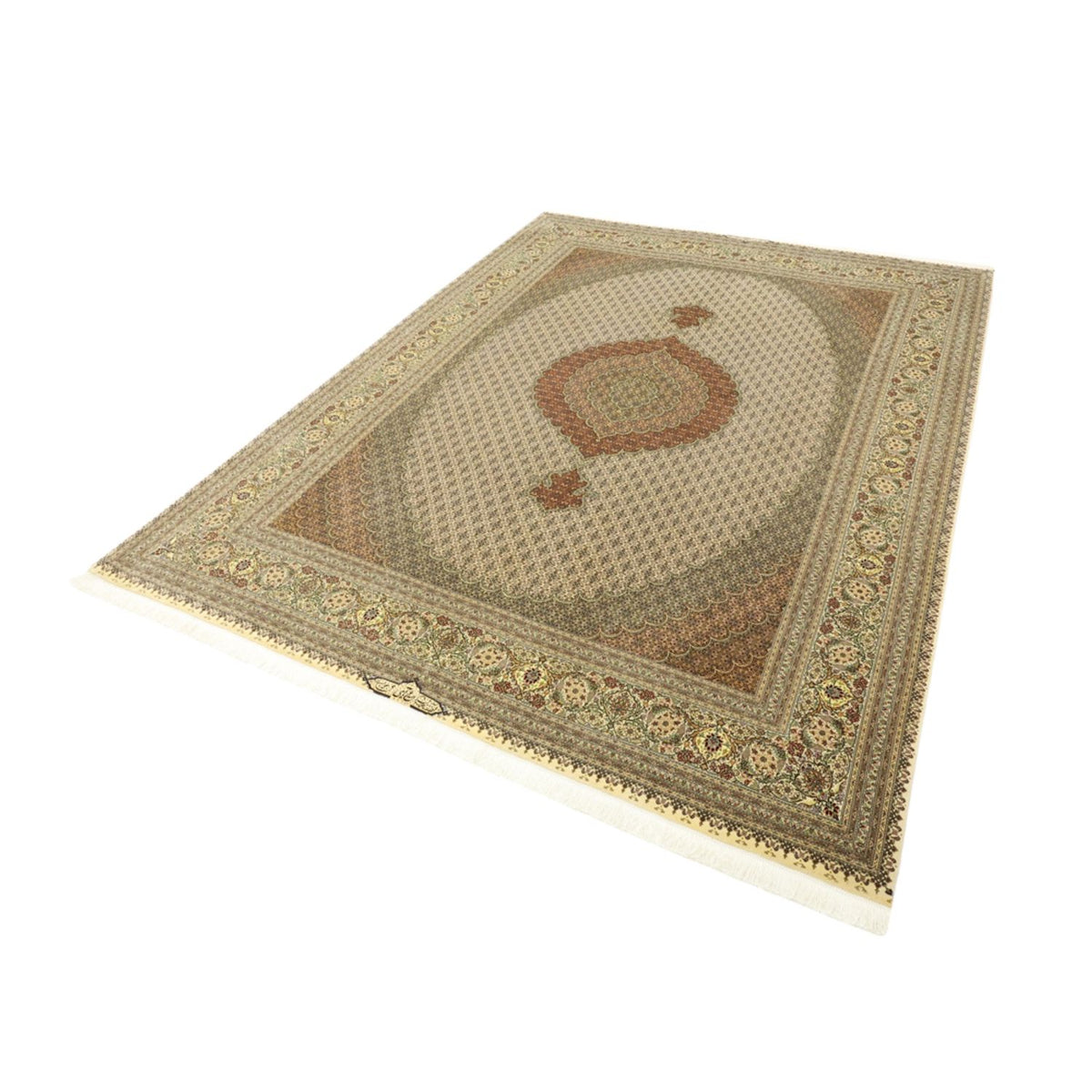 Tappeto Persero - Tabriz - Reale - Reale - 336 x 252 cm - taupe