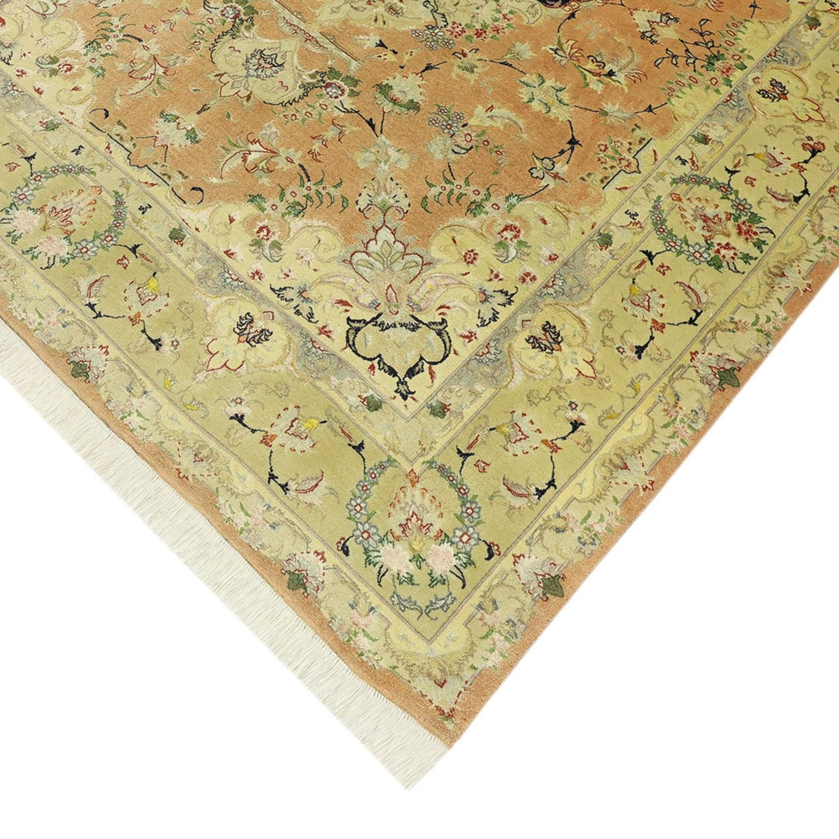 Tappeto Persero - Tabriz - Reale - Reale - 188 x 153 cm - sabbia