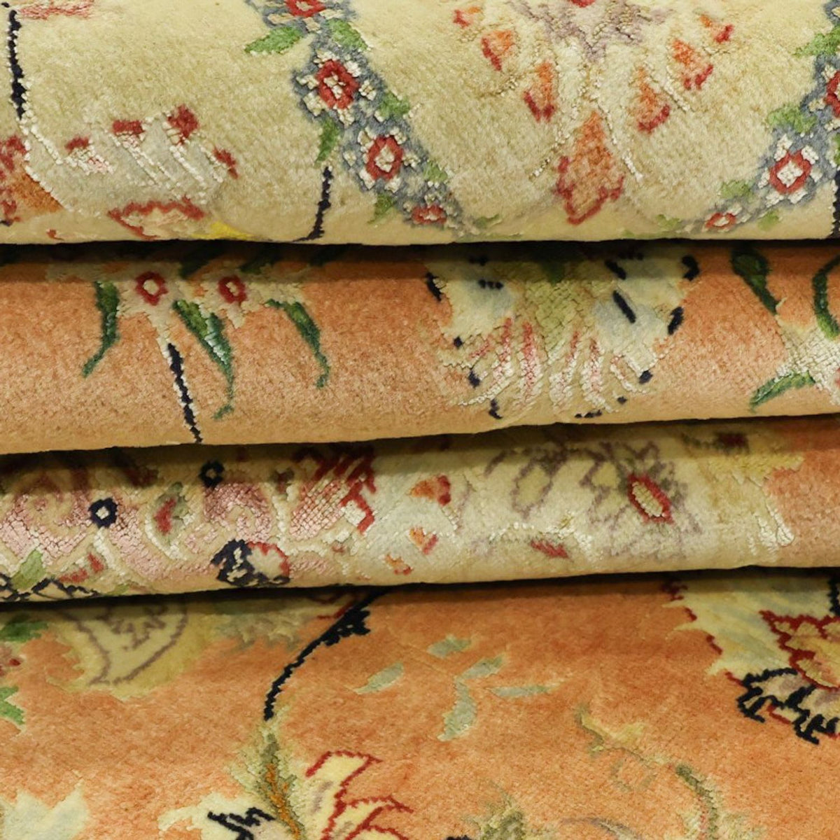 Tappeto Persero - Tabriz - Reale - Reale - 188 x 153 cm - sabbia