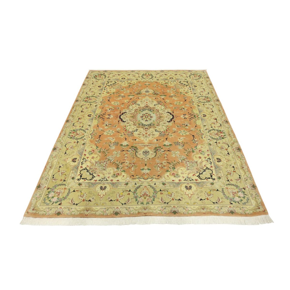 Tappeto Persero - Tabriz - Reale - Reale - 188 x 153 cm - sabbia