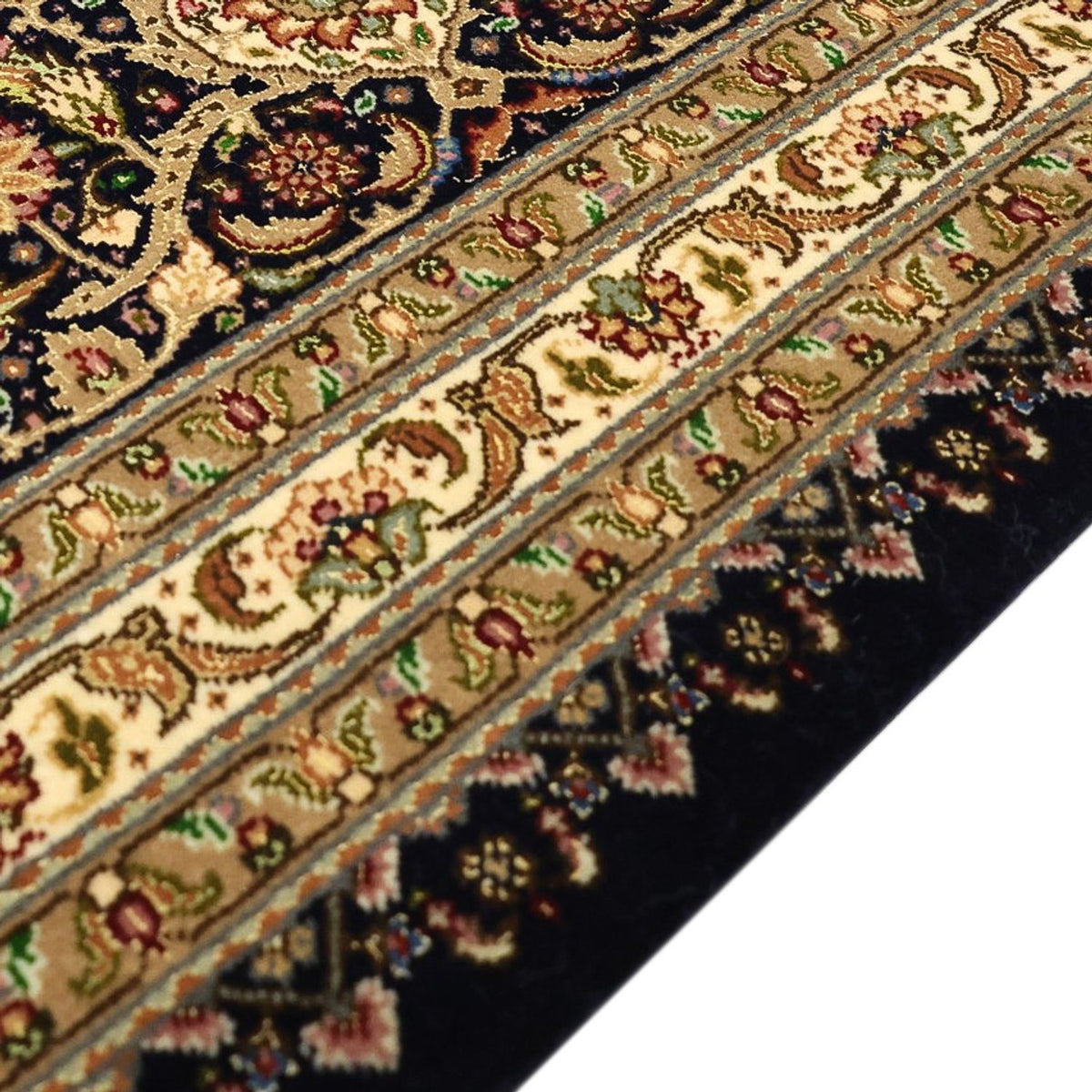 Tappeto Persero - Tabriz - Reale - Reale - 354 x 248 cm - marrone scuro