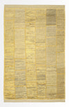 Loribaft Tappeto 107x158cm - Perserteppich Wollteppich - Rettangolo / Beige / 107 x 158 cm Rettangolo