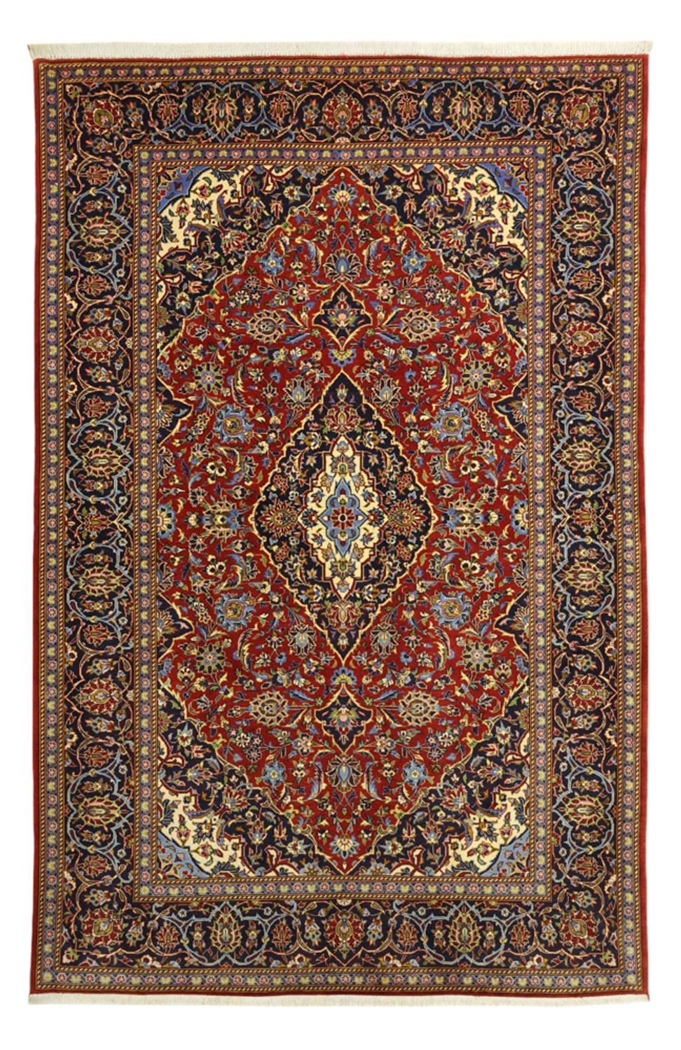 Tappeto Persero - Keshan - 222 x 144 cm - rosso