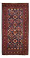 Tappeto Belutsch 105x192cm - Tappeto orientale - Rettangolo / Rosso scuro / 105 x 192 cm Rettangolo