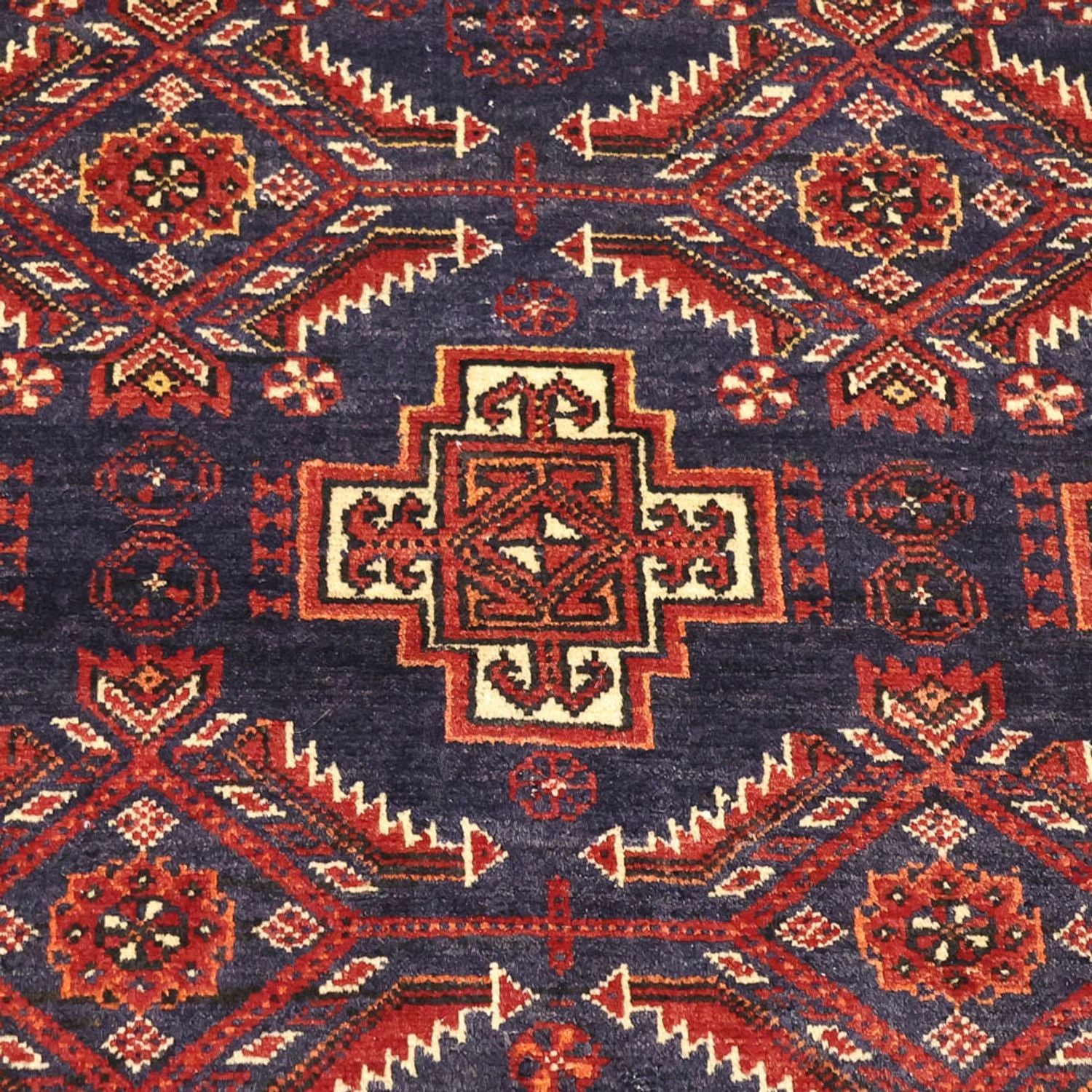 Tappeto Belutsch - 192 x 105 cm - rosso scuro