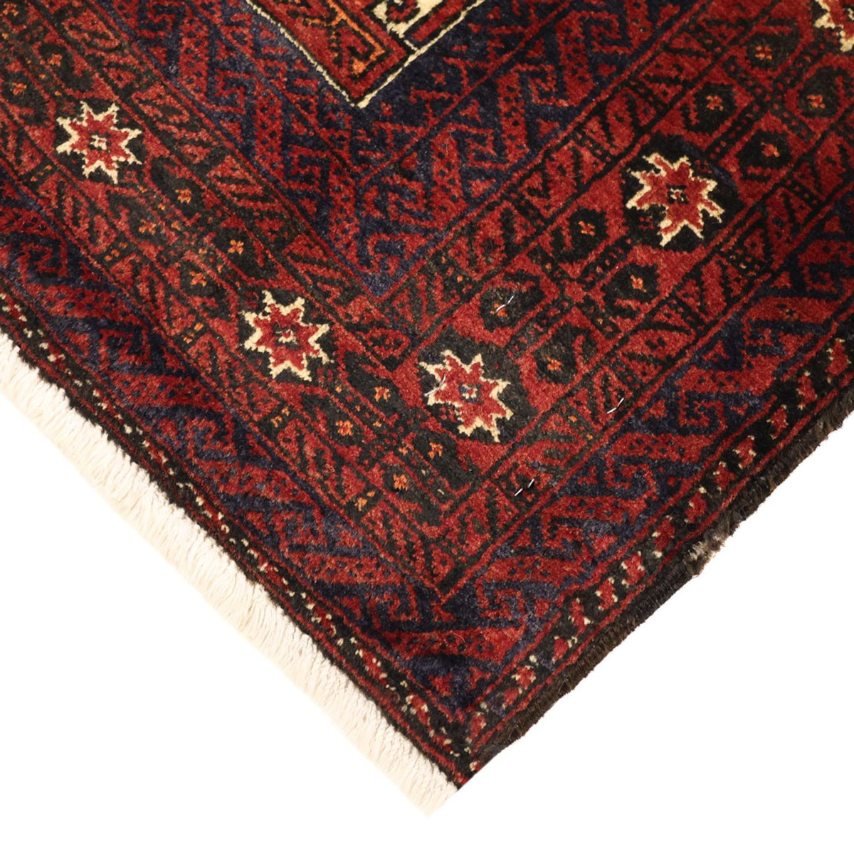 Tappeto Belutsch - 192 x 105 cm - rosso scuro
