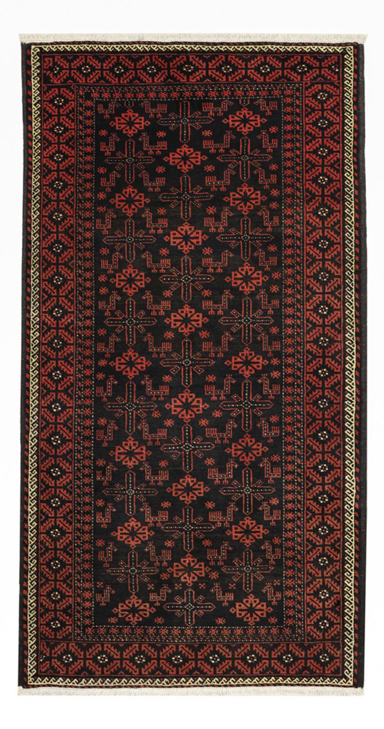 Tappeto corsia Tappeto Belutsch - 197 x 105 cm - rosso scuro
