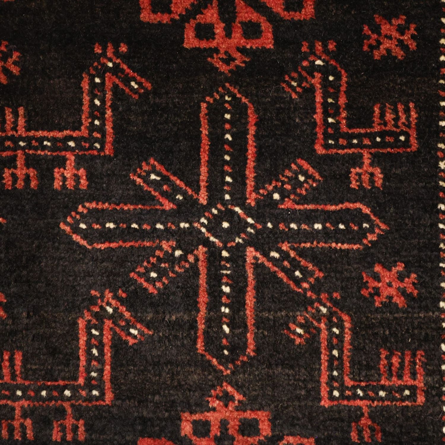 Tappeto corsia Tappeto Belutsch - 197 x 105 cm - rosso scuro