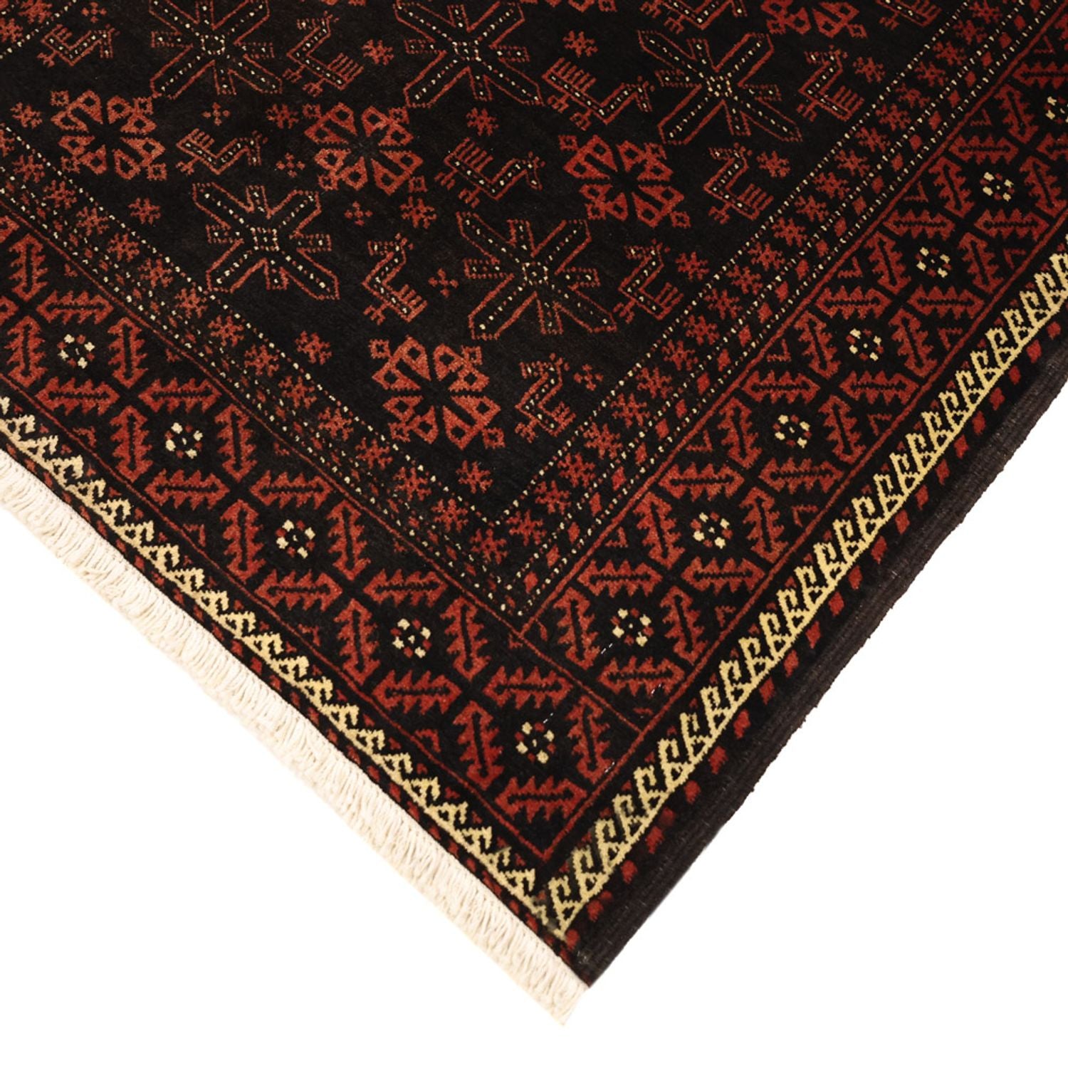 Tappeto corsia Tappeto Belutsch - 197 x 105 cm - rosso scuro