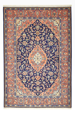 Tappeto Persero - Keshan - 169 x 114 cm - blu scuro
