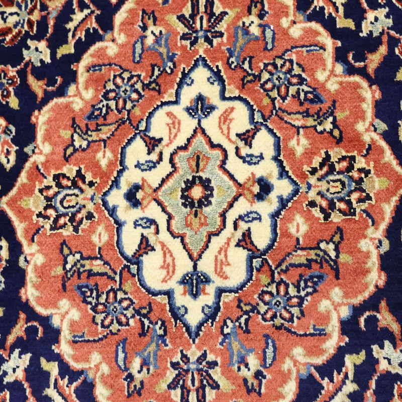 Tappeto Persero - Keshan - 169 x 114 cm - blu scuro