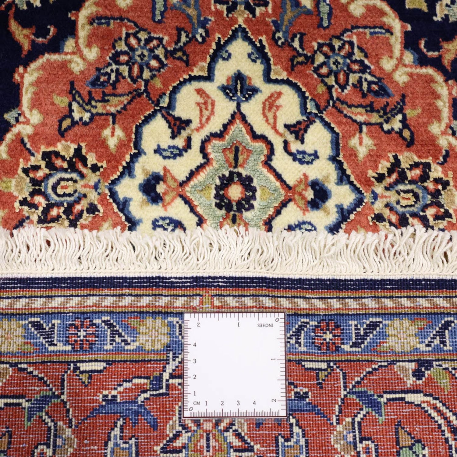 Tappeto Persero - Keshan - 169 x 114 cm - blu scuro