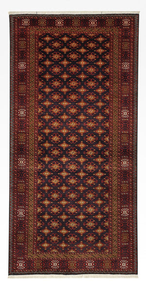 Tappeto corsia Tappeto Belutsch - 220 x 108 cm - marrone scuro