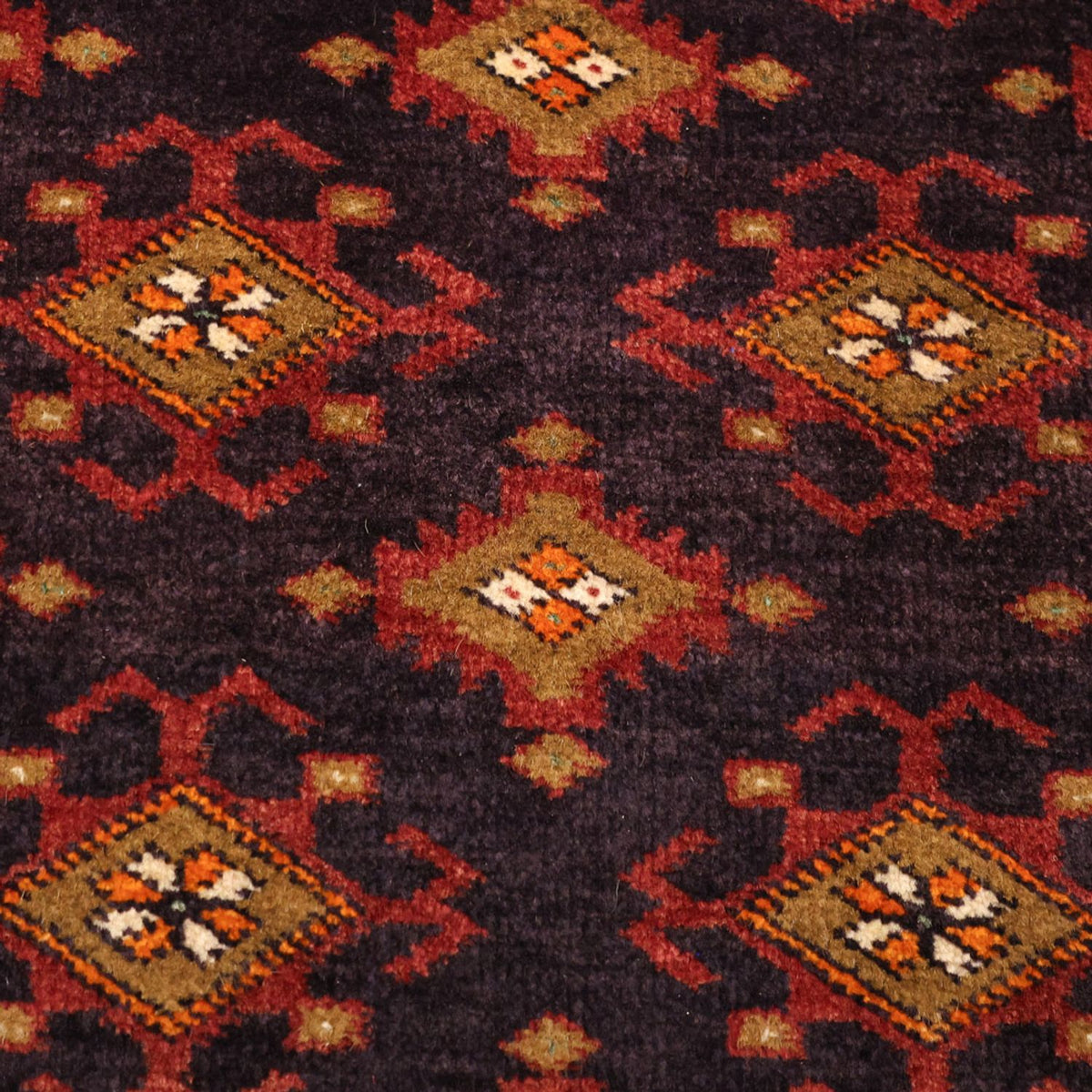 Tappeto corsia Tappeto Belutsch - 220 x 108 cm - marrone scuro