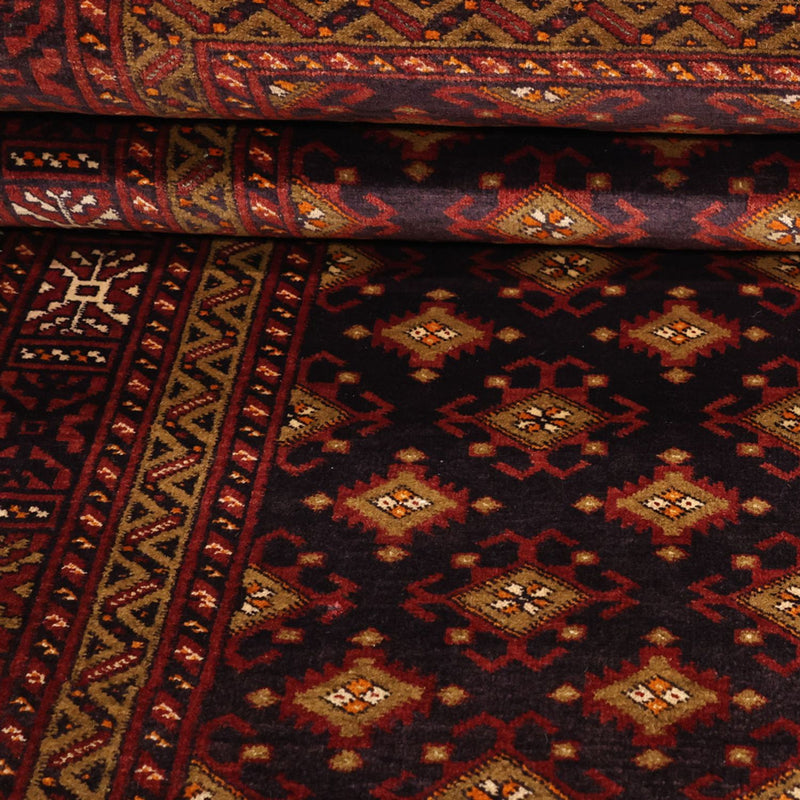 Tappeto corsia Tappeto Belutsch - 220 x 108 cm - marrone scuro