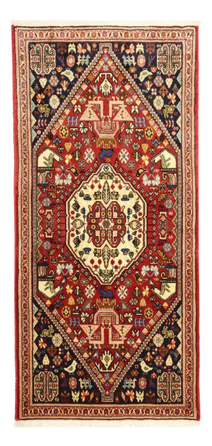 Tappeto Gabbeh - Kashkuli Persero - 153 x 70 cm - rosso