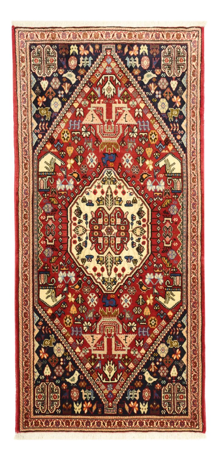 Tappeto Gabbeh - Kashkuli Persero - 153 x 70 cm - rosso