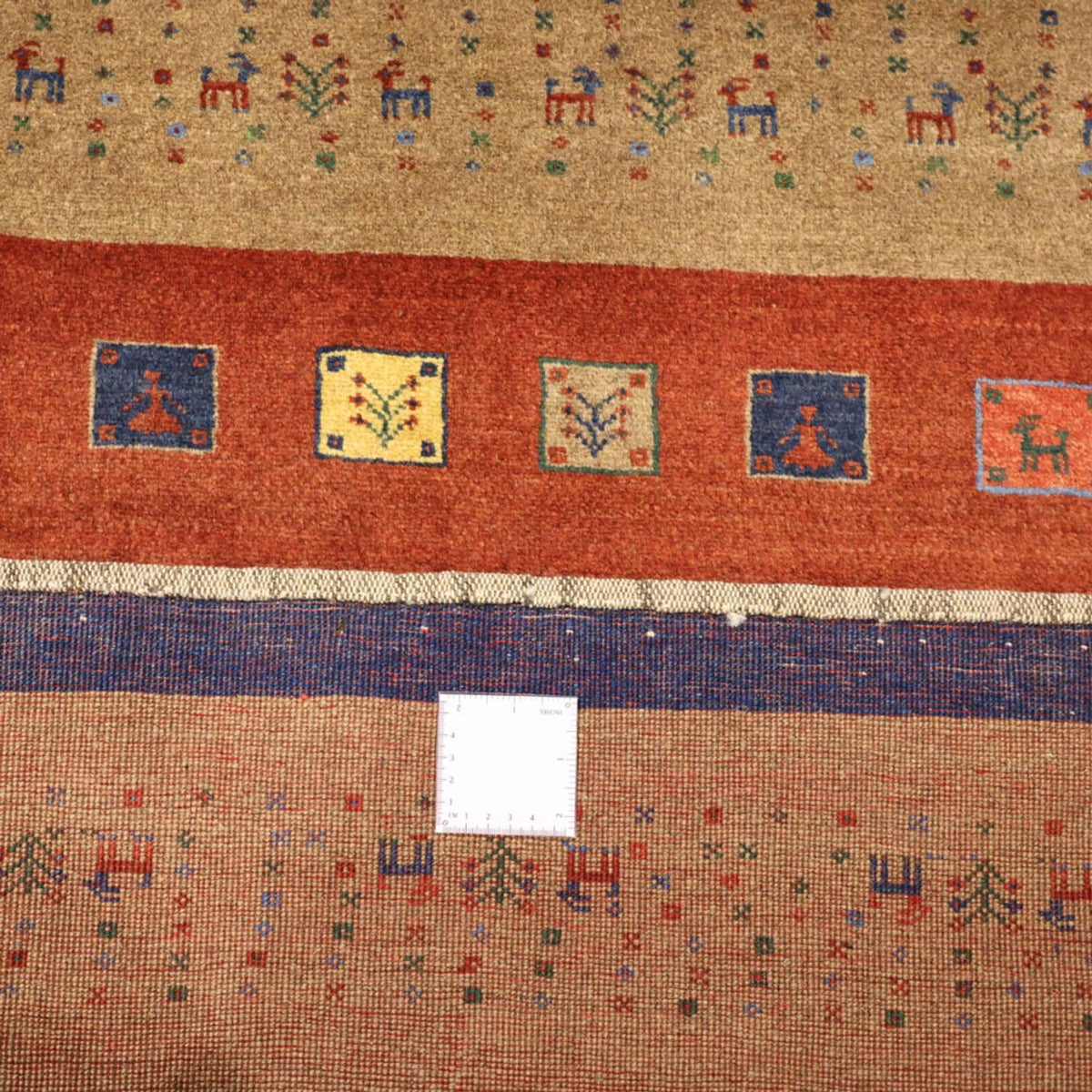 Tappeto Gabbeh - Kashkuli Persero - 184 x 121 cm - rosso