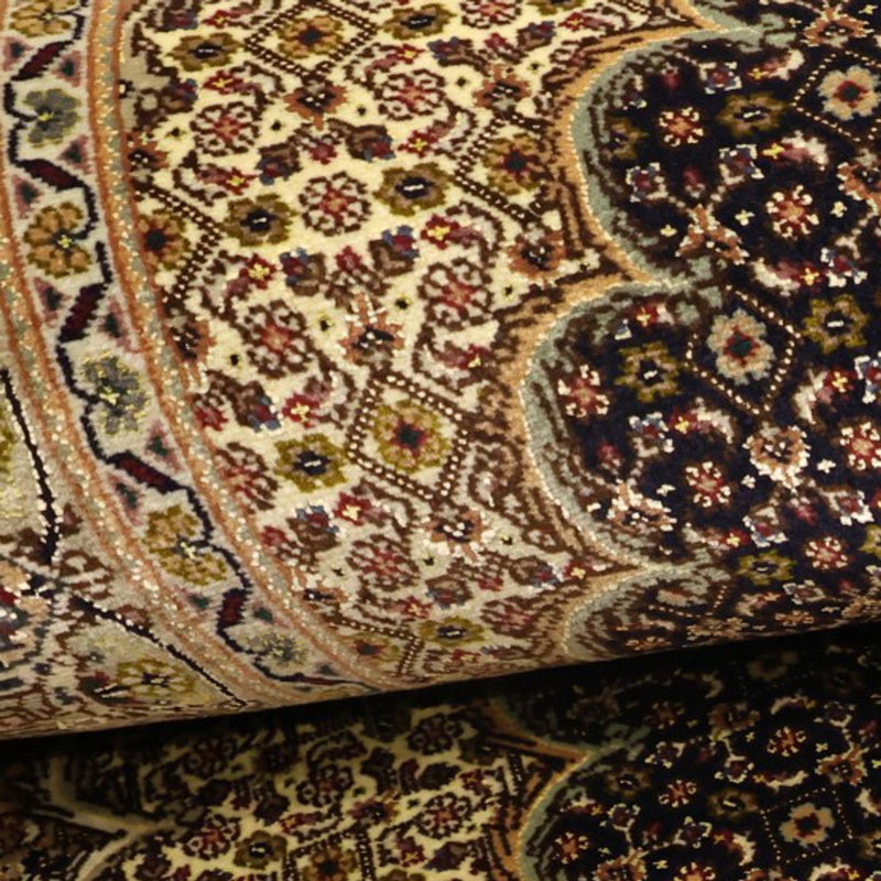 Tappeto Persero - Tabriz - Reale - Ordito di seta - 160 x 98 cm - beige scuro
