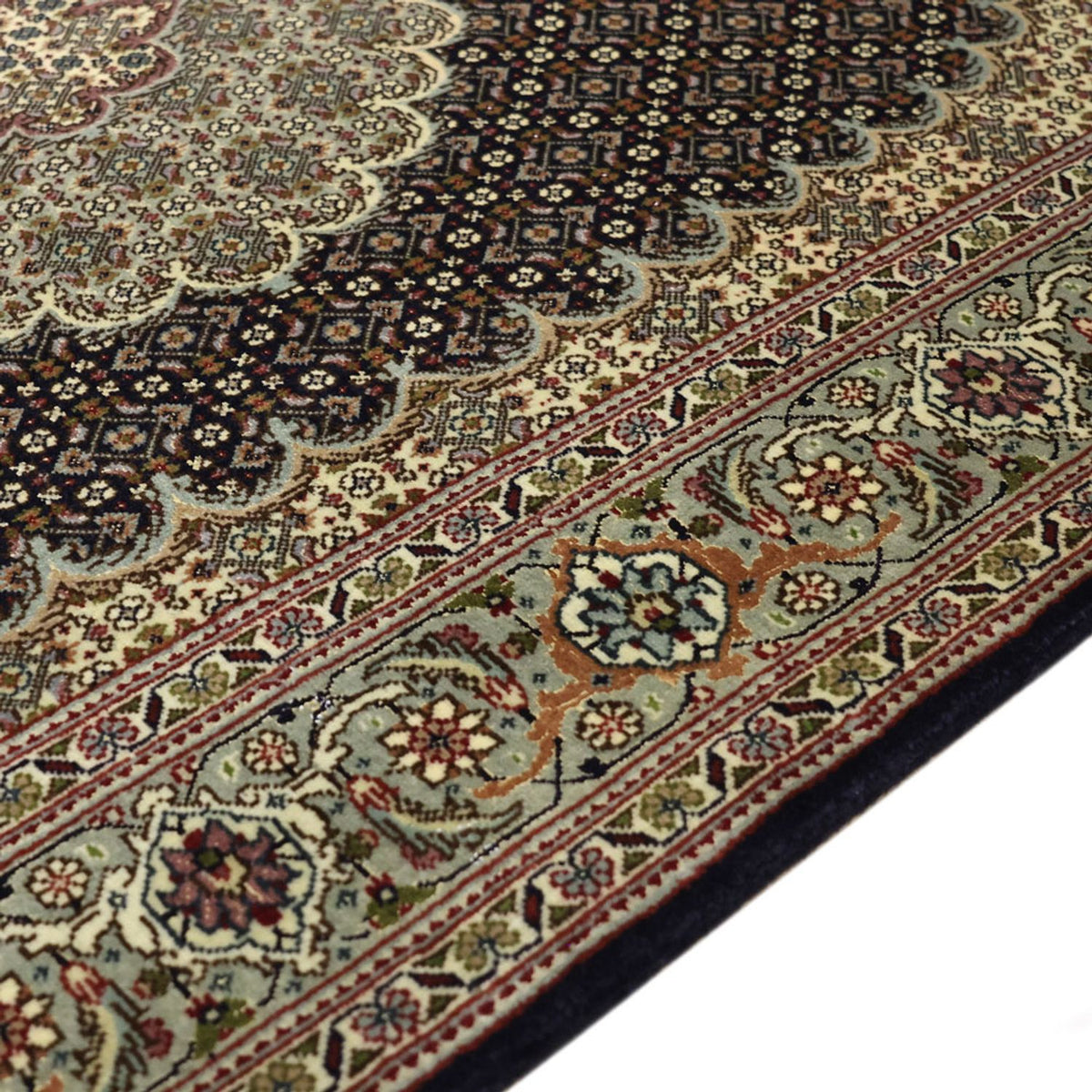 Tappeto Persero - Tabriz - Reale - 147 x 100 cm - beige scuro