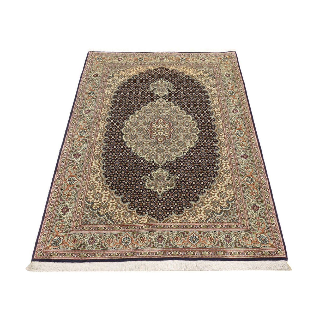 Tappeto Persero - Tabriz - Reale - 147 x 100 cm - beige scuro