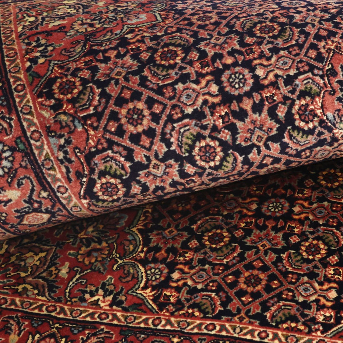 Tappeto Persero - Bidjar - 131 x 79 cm - rosso scuro